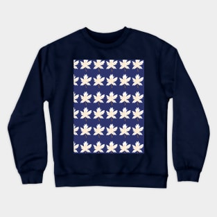 Orange Maple Leaf Crewneck Sweatshirt